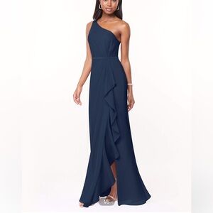 Navy blue bridesmaid dress